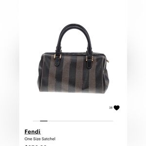 Fendi Pequin Satchel